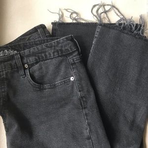 Black Wideleg Jeans